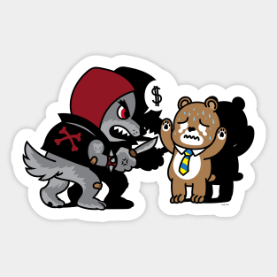 Animal Robbery Sticker